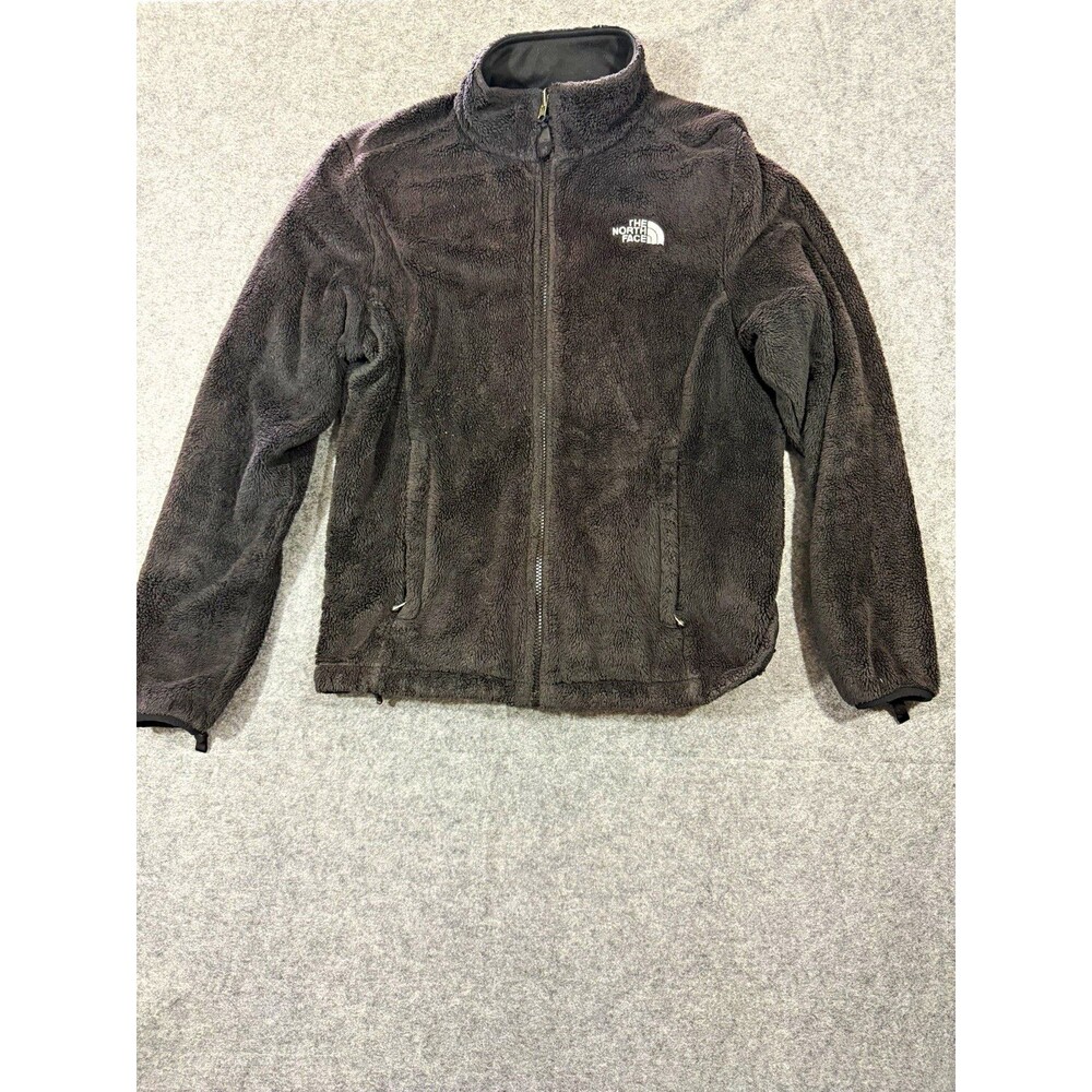 The North Face Osito Full Zip Fleece Jacket Charcoal Gray Grey Women's M